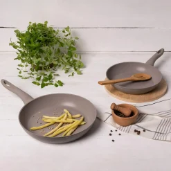 Garnki, Patelnie I Pokrywki|inny Patelnia grillowa na indukcję szara GOBI 28 cm