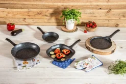 Garnki, Patelnie I Pokrywki| Patelnia grillowa STARDUST 28 cm