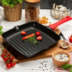 Garnki, Patelnie I Pokrywki|ZWIEGER Patelnia grillowa OBSIDIAN 28 cm