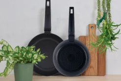 Garnki, Patelnie I Pokrywki| Patelnia na indukcję czarna OLIO 24 cm