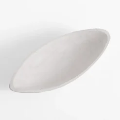 inny Patera dekoracyjna drewniana biała 34 cm