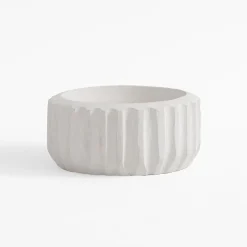 Patery Dekoracyjne|inny Patera dekoracyjna żłobiona biała 20 cm