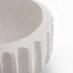 Patery Dekoracyjne|inny Patera dekoracyjna żłobiona biała 20 cm