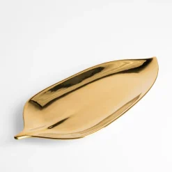 inny Patera dekoracyjna złota 38x16 cm