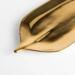 inny Patera dekoracyjna złota 38x16 cm