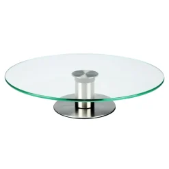 Patera obrotowa szklana 30 cm