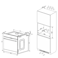AMICA Piekarnik ED57525V STUDIO PYRO