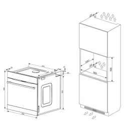 Piekarniki|AMICA Piekarnik ED37615V STUDIO OPENUP