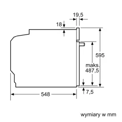 Siemens Piekarnik do zabudowy IQ700 czarny HB736G1B1