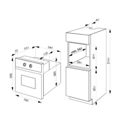 Piekarniki|Zestawy Agd|AMICA Piekarnik i płyta indukcyjna - zestaw do zabudowy ESPI396540B SET 2 PATIO