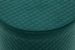 Pikowany puf zielony ANA PIK