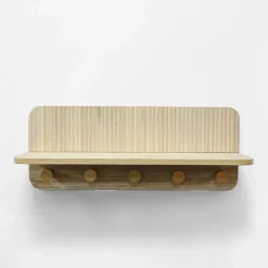 inny Półka ścienna w odcieniu jasnego drewna