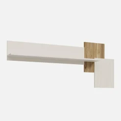 Półki|FORTE Półka ścienna z oświetleniem OAK SQUERE