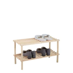 Półka na buty drewniana