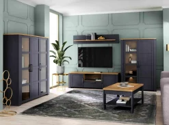 FORTE Półka na ścianę granatowa BOHOL