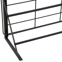 Regały I Półki| Półka na patelnie i garnki czarna KAMPO