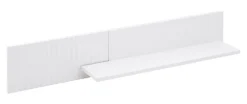 Półki Dla Dzieci|Półki| Półka wisząca biała minimalistyczna PLISSEE 140 cm