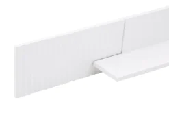 Półki Dla Dzieci|Półki| Półka wisząca biała minimalistyczna PLISSEE 140 cm