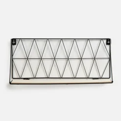 Półki|inny Półka wisząca czarna 48x13 cm