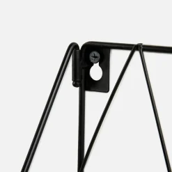 Półki|inny Półka wisząca czarna 48x13 cm