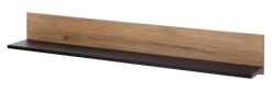 Półki| Półka wisząca dąb catania czarny NOVENA