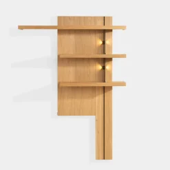 inny Półka wisząca loftowa z oświetleniem NAPOLI