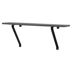 Półki|Qubik Półka wisząca szara CARAT 80x19,5