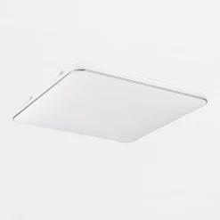 Plafony|Wszystkie Lampy Sufitowe|Zumaline Plafon kwadratowy LED 50W chrom OMAR 53 cm