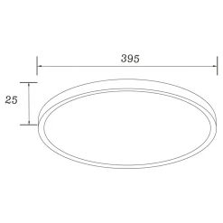 Plafony|Wszystkie Lampy Sufitowe|Zumaline Plafon LED CCT CAMI 40 cm