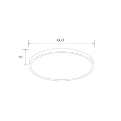 Plafony|Wszystkie Lampy Sufitowe|Zumaline Plafon LED CCT CAMI złoty 60 cm