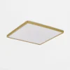 Plafony|Wszystkie Lampy Sufitowe|Zumaline Plafon LED kwadratowy CCT 50W złoty COLIS