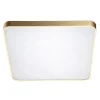 Zumaline Plafon LED kwadratowy złoty SIERRA 50 cm