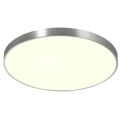 Plafony|Wszystkie Lampy Sufitowe|Zumaline Plafon LED okrągły srebrny SIERRA 60 cm
