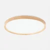 LED-POL Plafon LED okrągły 24W jasne drewno ORO-OLMO 34 cm