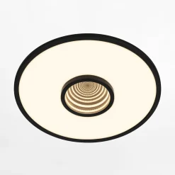 Plafony|Wszystkie Lampy Sufitowe|inny Plafon LED okrągły z efektem głębi czarny TORO