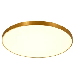 Zumaline Plafon LED okrągły złoty SIERRA 80 cm