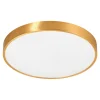 Plafony|Wszystkie Lampy Sufitowe|Zumaline Plafon LED okrągły złoty SIERRA 40 cm