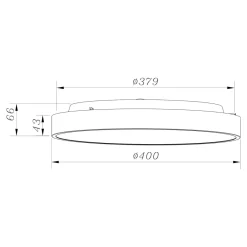 Plafony|Wszystkie Lampy Sufitowe|Zumaline Plafon LED okrągły złoty SIERRA 40 cm