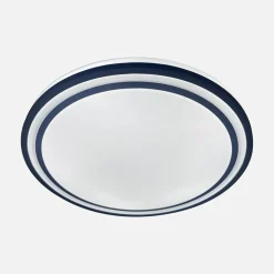 Plafony|Wszystkie Lampy Sufitowe|Zumaline Plafon LED RGB czarny RATI z pilotem 49,3 cm