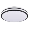 Plafon LED 15W biało-czarny ORBIT 28 cm
