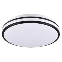 Plafon LED 15W biało-czarny ORBIT 28 cm
