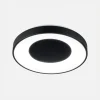 Plafony|Wszystkie Lampy Sufitowe|Zumaline Plafon LED 24W czarny ESPINO z pilotem 38,5 cm