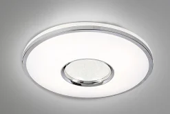 Plafony|Wszystkie Lampy Sufitowe| Plafon LED z pilotem biały LEON 40 cm