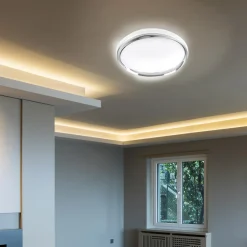 Plafon LED z pilotem biały GLOSSY 2 50 cm
