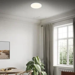 Plafon LED z pilotem biały RUNA 38 cm