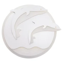 Dzieci Plafon ozdobny LED DELFINY 48 W P-666/1 z pilotem