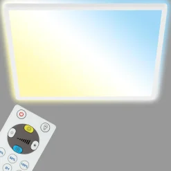 Plafon SLIM LED z pilotem biały 42x42 cm