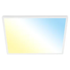 Plafon SLIM LED z pilotem biały 42x42 cm