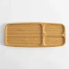 inny Półmisek bambusowy do serwowania 39x16 cm