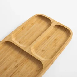 inny Półmisek bambusowy do serwowania 39x16 cm